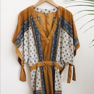 Aztec Printed Mini Dress